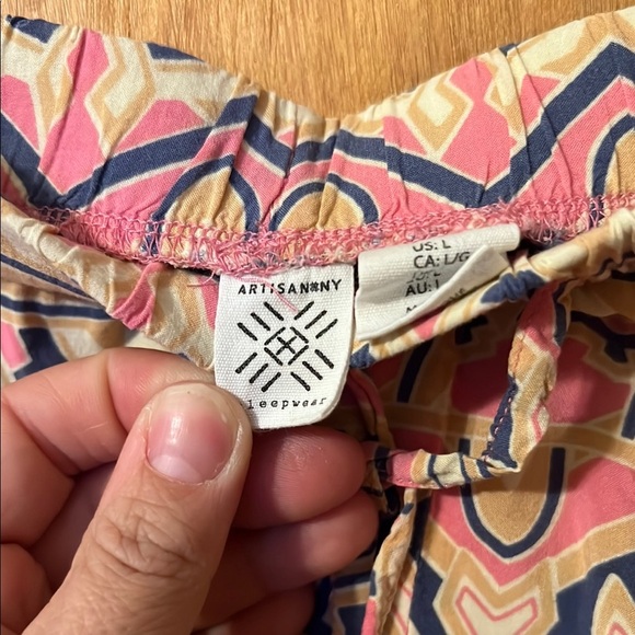 Artisan NY Large Patterned Women's Pajama Shorts - Picture 2 of 4